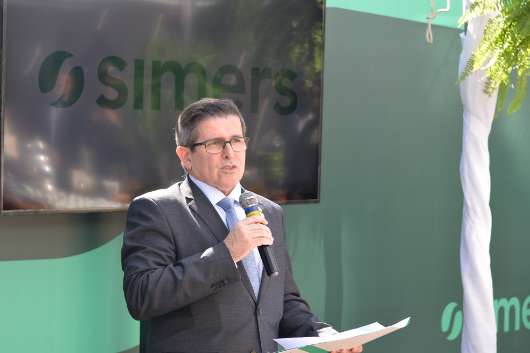 Presidente do Simers, Marcelo Matias, apresenta nova marca da entidade