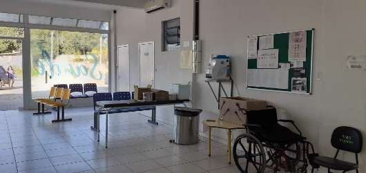 A Unidade Básica de Saúde São Lucas seguia sem pacientes na quinta-feira (23)