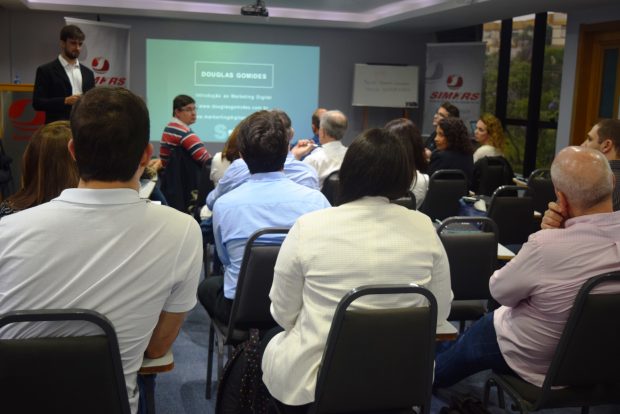 Edição do curso de Marketing Digital em Porto Alegre. Foto: Divulgação/SIMERS