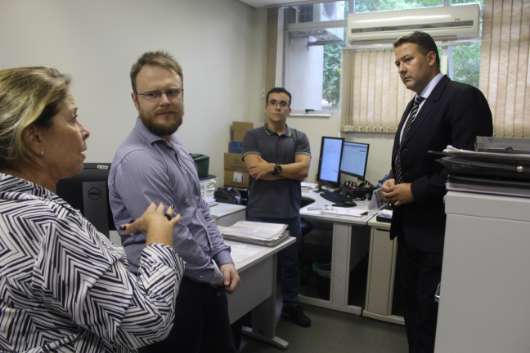 Simers em visita à Unidade do Samu