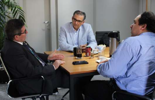 Marcelo Matias recebe Jairo Jorge e Dr Thiago