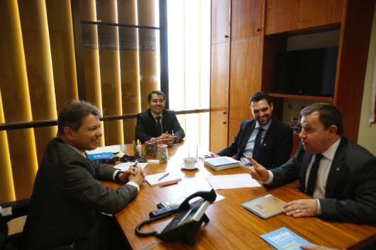 Reunião com o deputado Bibo Nunes