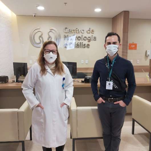 Diretor do Simers Eduardo Dias fez visita ao Hospital Ernesto Dornelles